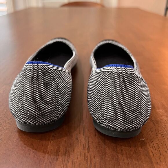 Rothy’s The Loafer Gray Mist Cap Toe Knit Flats Women’s Shoes Size 6 Eco Comfort - Picture 6 of 8